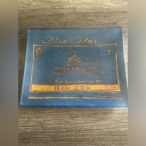BLUE STAR SHIRAZ Cheese Plate / Trinket Dish / Decor Item -Prima Donna Glass
